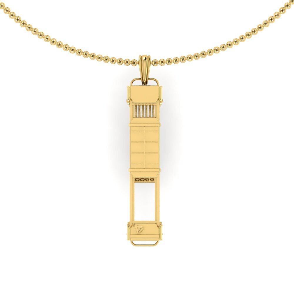 Rose Gold Pilates Machine Pendant